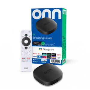 Onn. Watch 4K (Original) Google TV Control Remoto con Control de Voz Dolby Audio Color Negro Convertidor a Smart TV Streaming