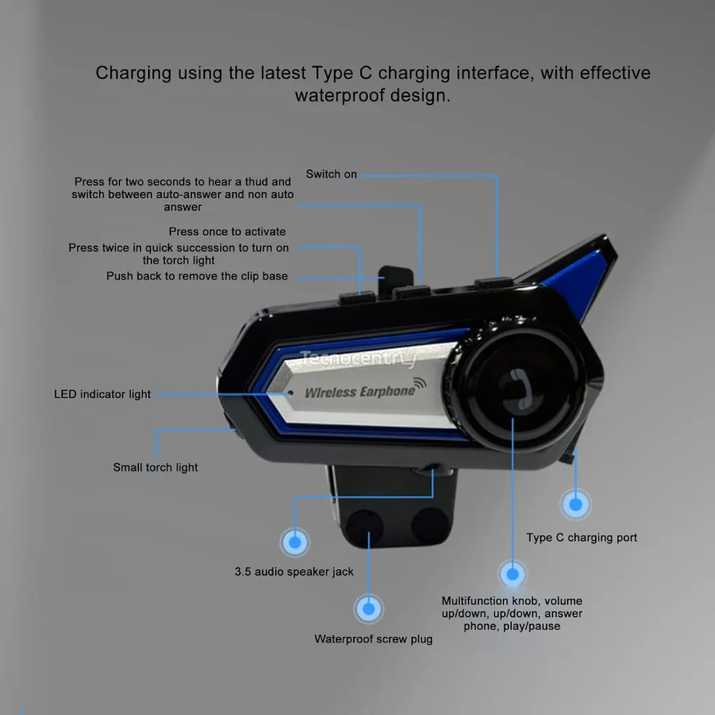 Bluetooth Moto Audu00edfonos Bluetooth Con Manos Libres Para Casco