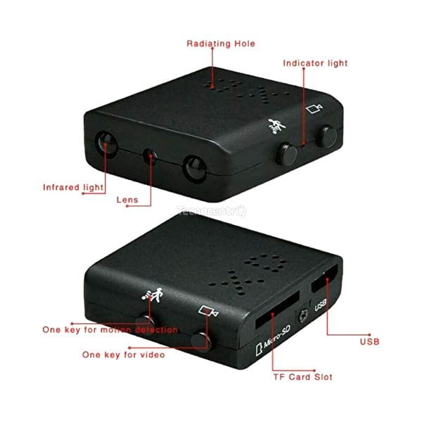 Mini Cámara Ip 24 Horas App Iwf Cam Video Cámara Seguridad - Image 3