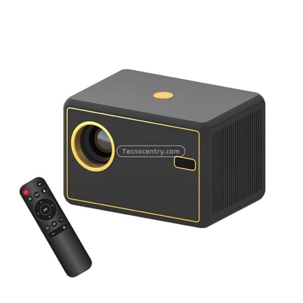 Video Beam Proyector LED Android Y7 con 5000 Lumens Negro Wifi Auto Enfoque