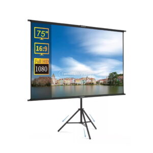 Telón para Proyector Video Beam de 72" con Tripode 2mts