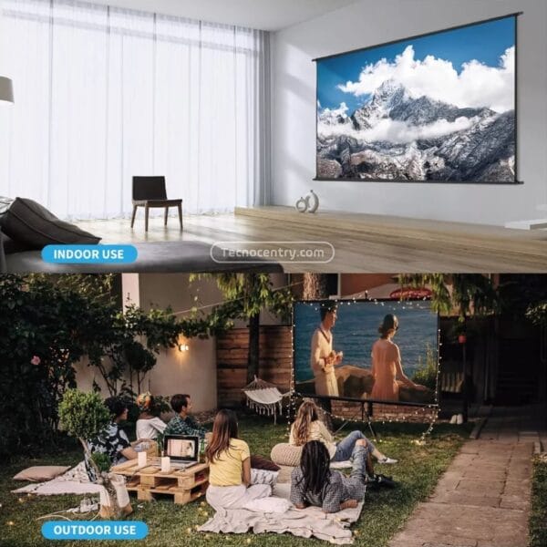 Telón para Proyector Video Beam de 75" con Tripode 2mts - Image 6