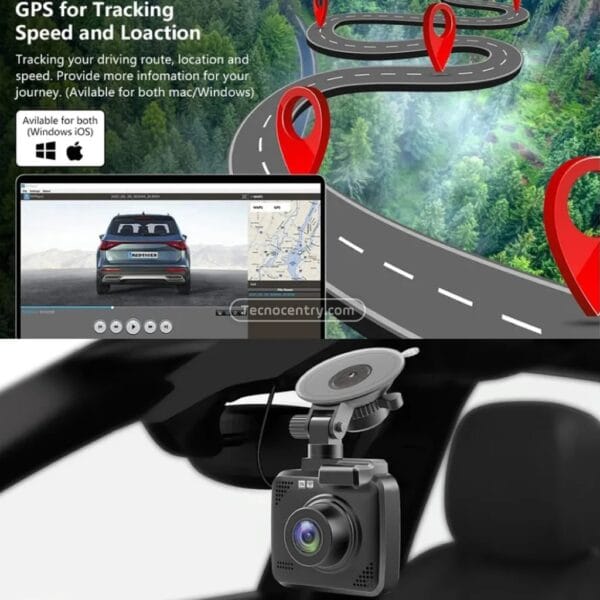 Cámara Gps 2k Auto/camioneta Con Pantalla Y Sensor - Image 4