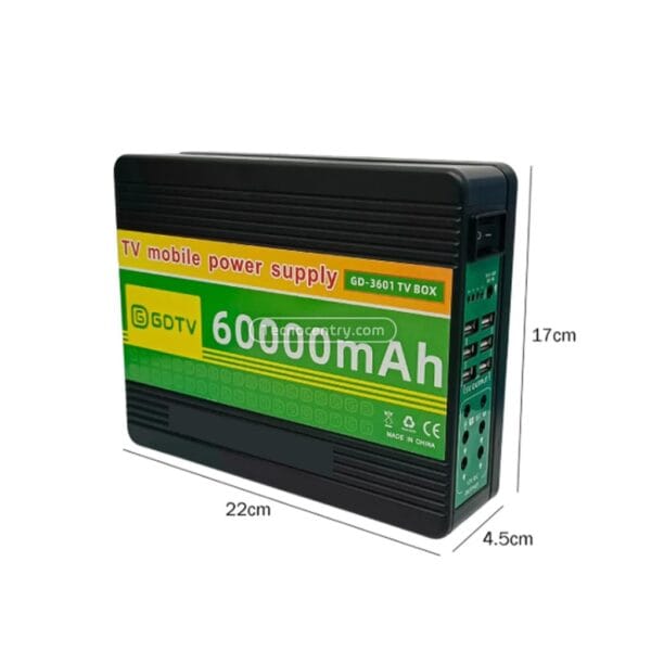 Batería Solar GD-3601 Estación De Poder 12v - Image 4