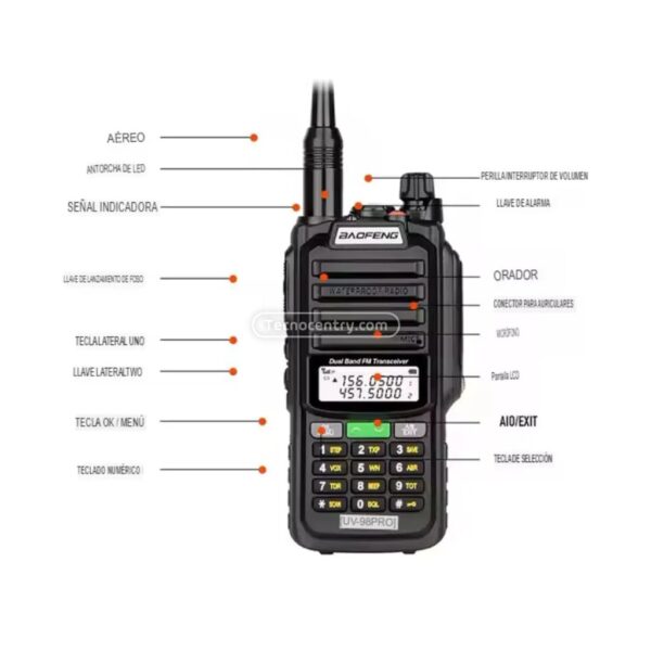 Radio de Comunicación Baofeng UV-98 PRO - Image 4