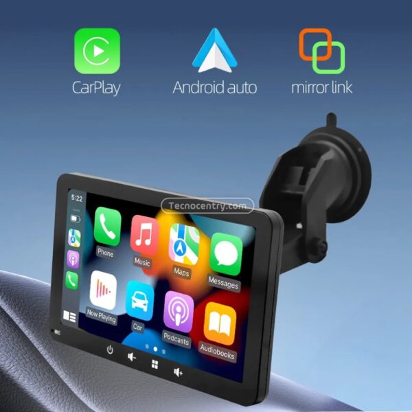 Pantalla Carplay Carro 7 Pulgadas - Image 3
