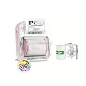 Mini Impresora Portatil B3+Papel Etiquetas Adhesivo