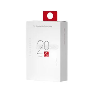 Papel Fotográfico Para Mini Impresora Mt53 - 20 Piezas Color Blanco