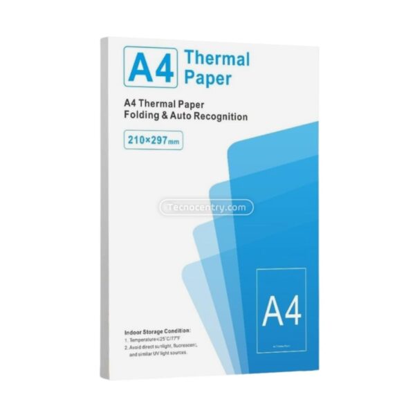 Papel Térmico Tamaño Carta A4 100 Hojas