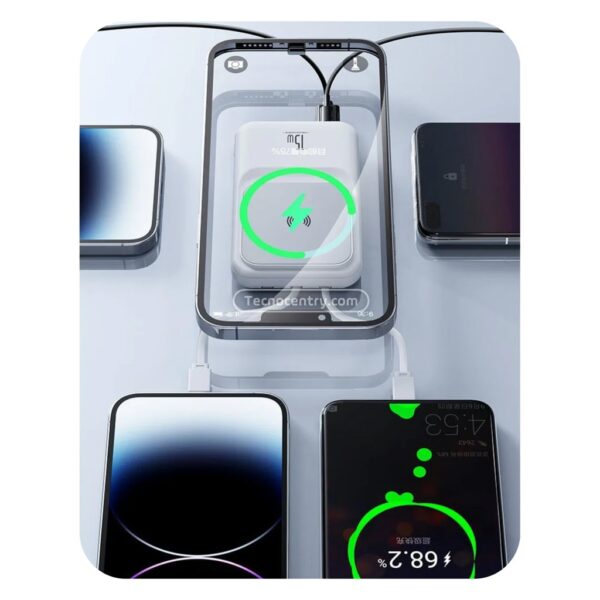 Power Bank W010 10.000 MAH Carga Rapida Inalambrico - Image 6