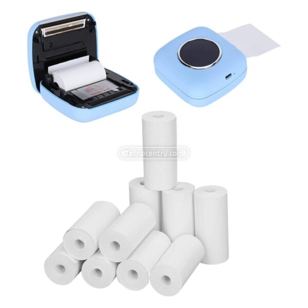 Rollos Para Impresora Térmica X5 Unidades De Alta Calidad Blanco - Image 4