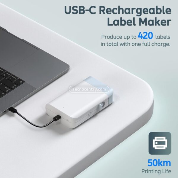 Tiqueteadora Impresora Térmica Bluetooth Etiquetas Adhesivas - Image 3
