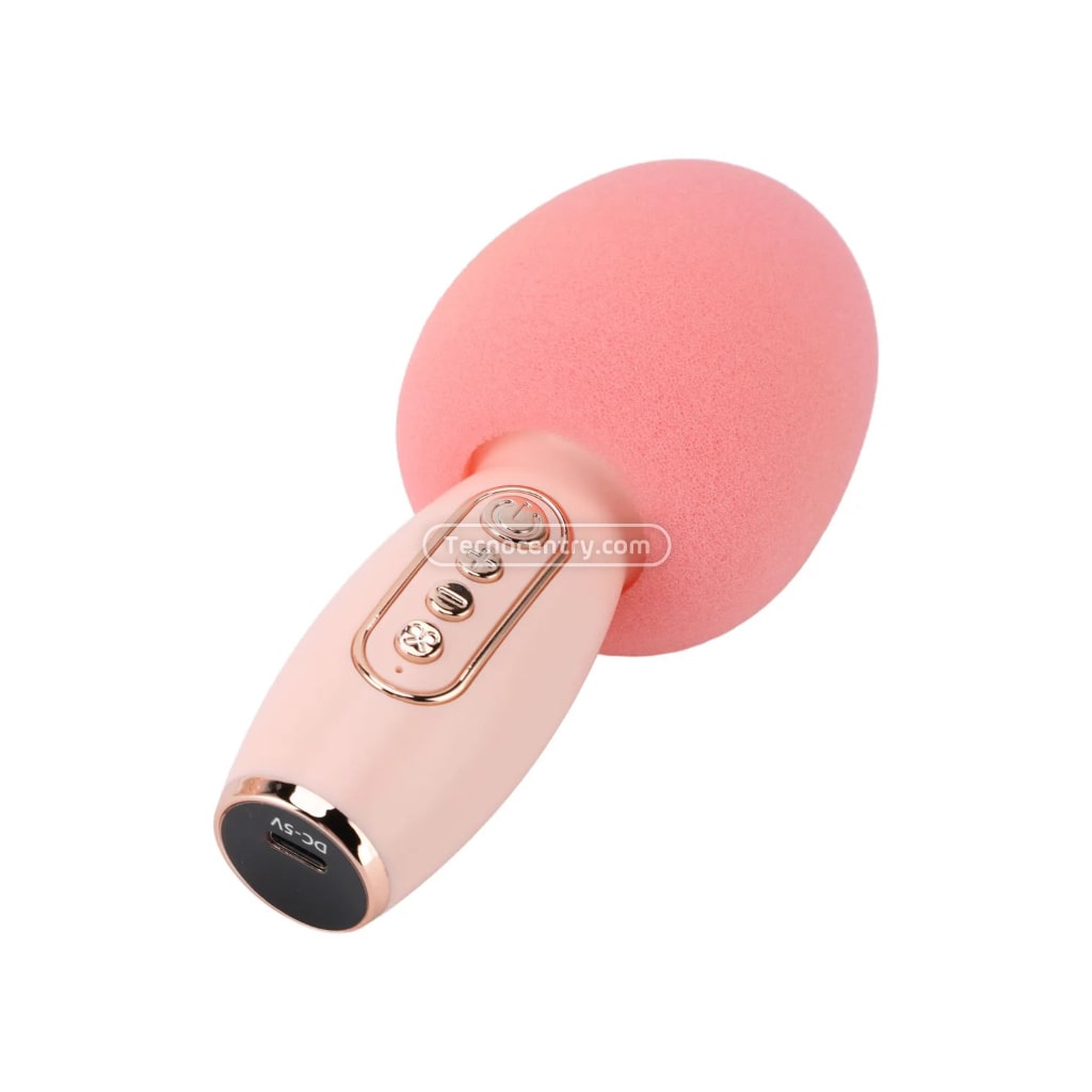 Kit Parlante Karaoke+Micrófono Bluetooth Para Niños LS-T6 Rosado - Image 4