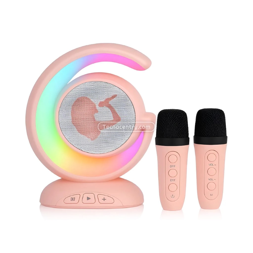 Parlante Karaoke Para Niños YS-110 Rosado
