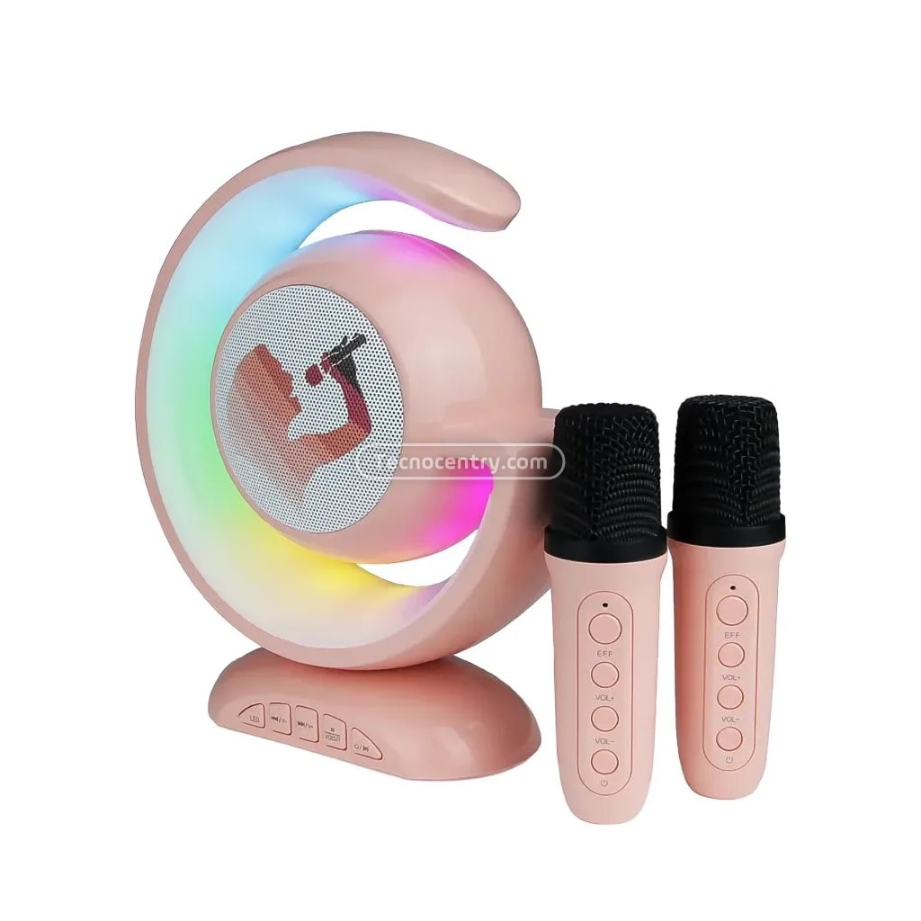 Parlante Karaoke Para Niños YS-110 Rosado - Image 2