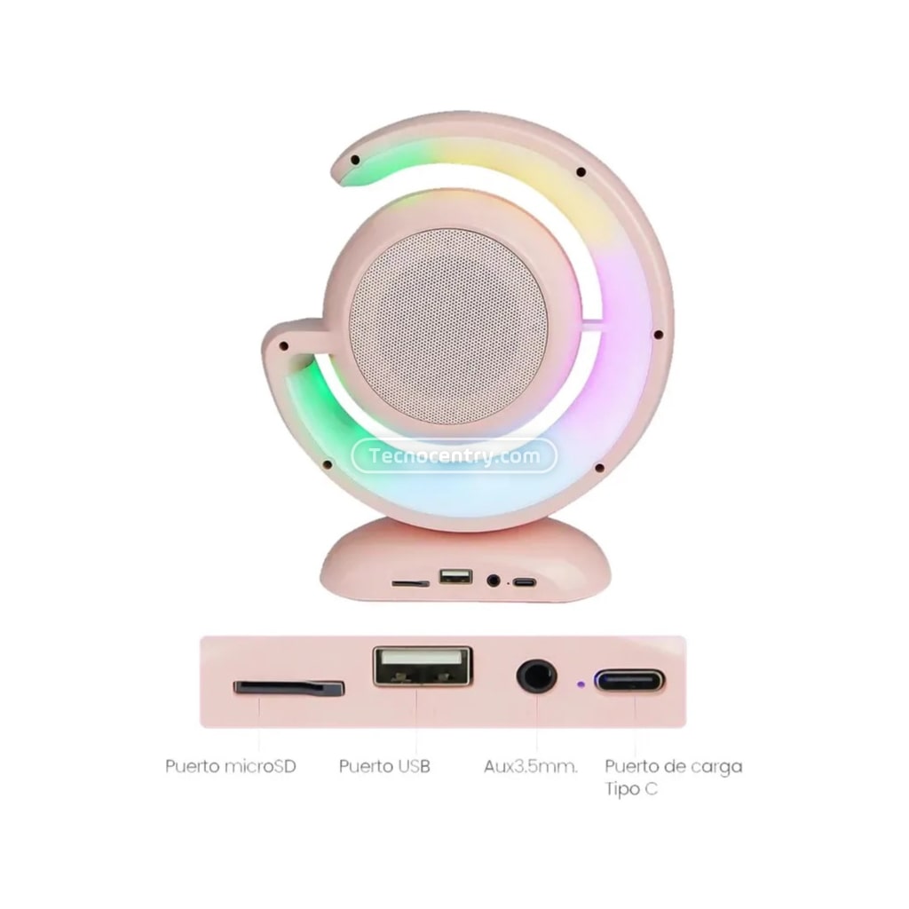 Parlante Karaoke Para Niños YS-110 Rosado - Image 3