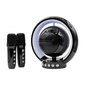 Parlante Karaoke Doble Para Niños YS-119 Negro