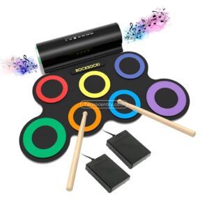 Batería Electrónica Tambor Eléctrico Portátil Flexible G3001