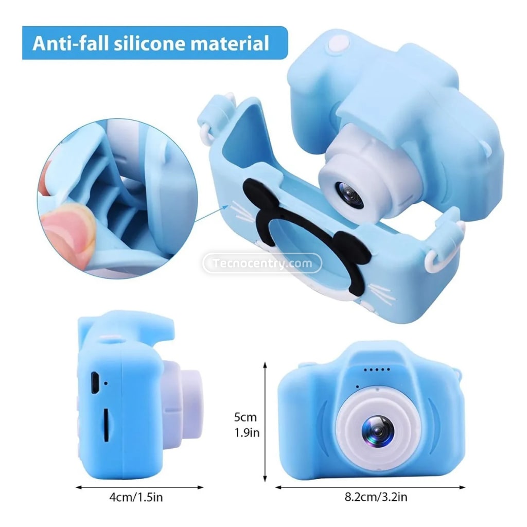 Cámara Digital Para Niños Mickey AR-11 Azul - Image 3