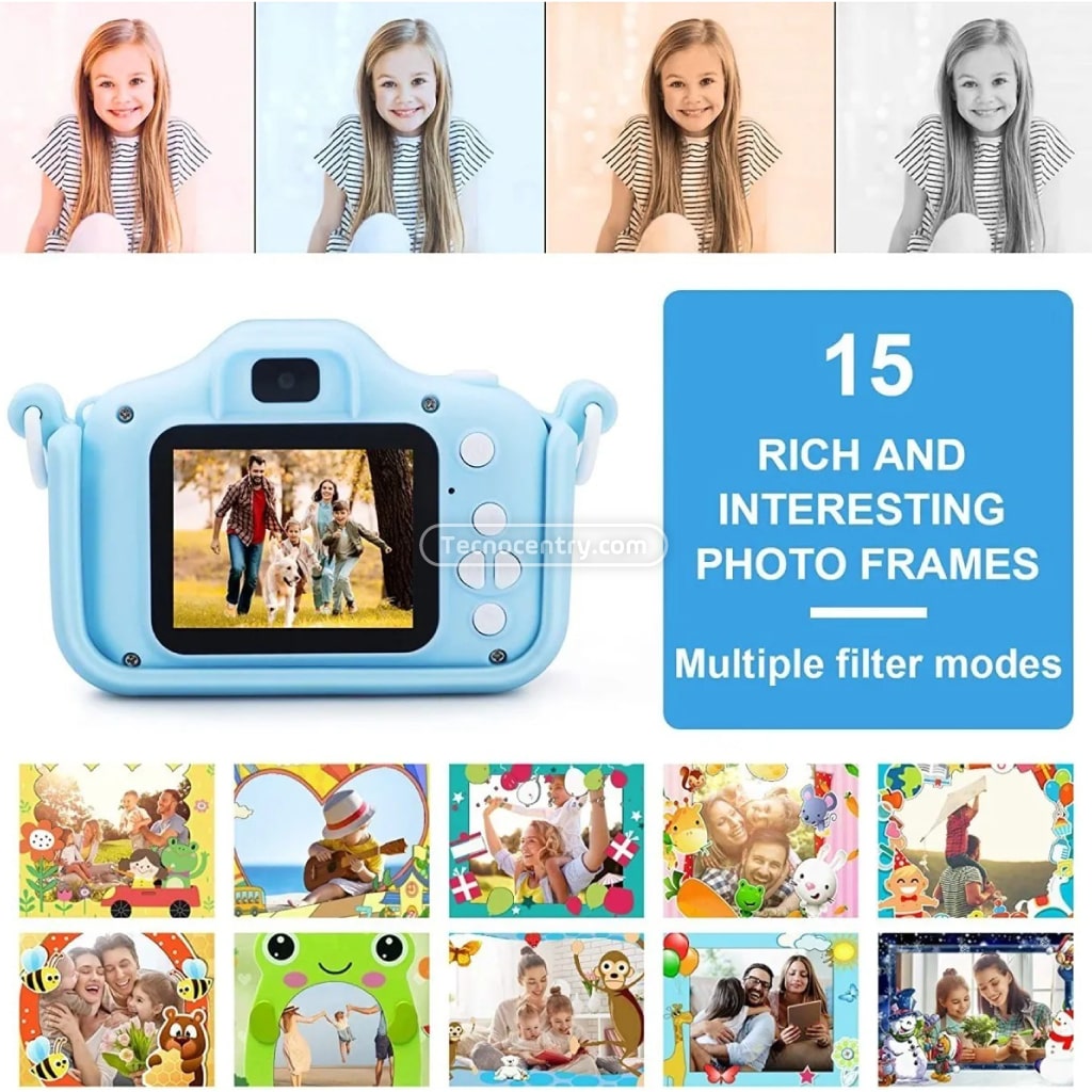 Cámara Digital Para Niños Mickey AR-11 Azul - Image 5