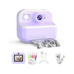 Cámara Impresora Para Niños 26-2 Morada