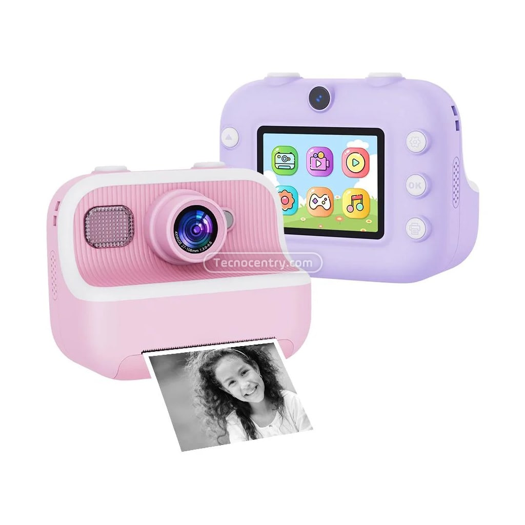 Cámara Impresora Para Niños 26-2 Rosa - Image 3