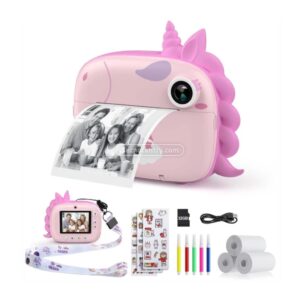 Cámara Impresora Para Niños 26-4 Rosada Claro