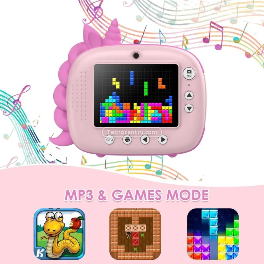 Cámara Impresora Para Niños 26-4 Rosada Claro - Image 2