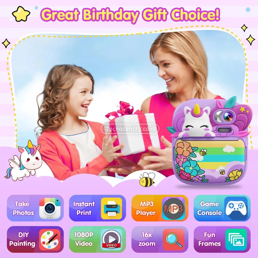 Cámara Instantánea Para Niños AR-39 Morada - Image 2