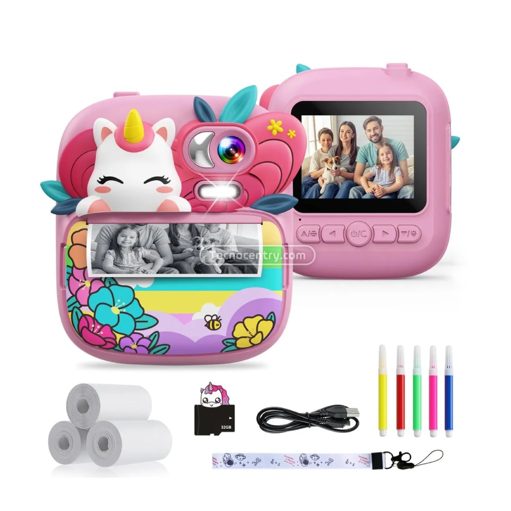 Cámara Instantánea Para Niños AR-39 Rosada