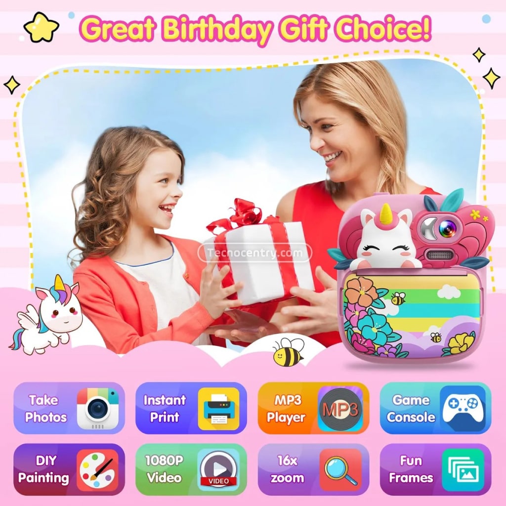 Cámara Instantánea Para Niños AR-39 Rosada - Image 2