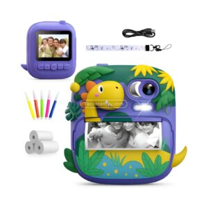 Cámara Instantánea Para Niños AR-7 Morada