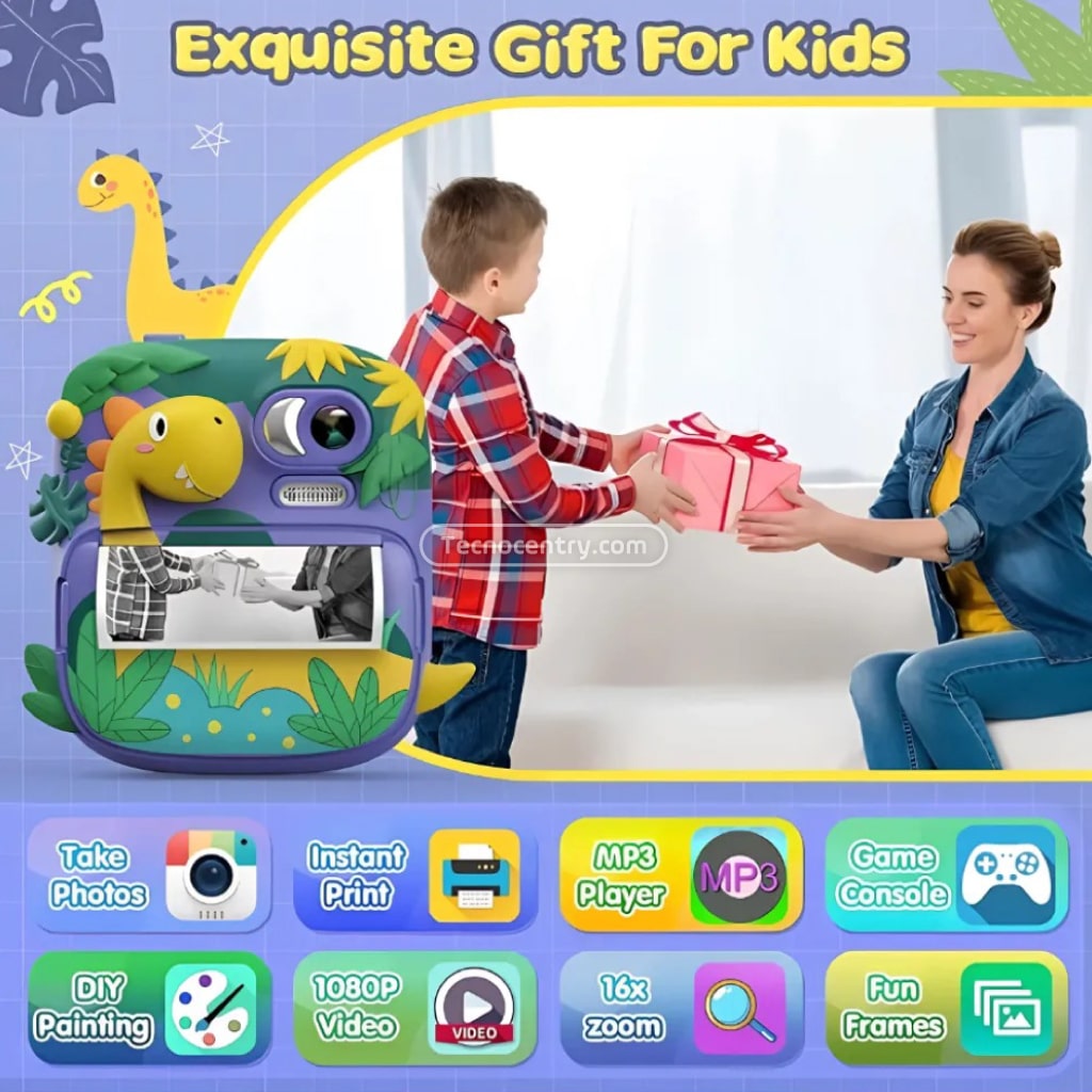 Cámara Instantánea Para Niños AR-7 Morada - Image 2