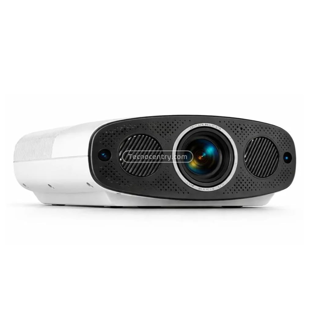 Proyector U1 +10000 Lumens Con Autoenfoque Y Doble Parlante Blanco