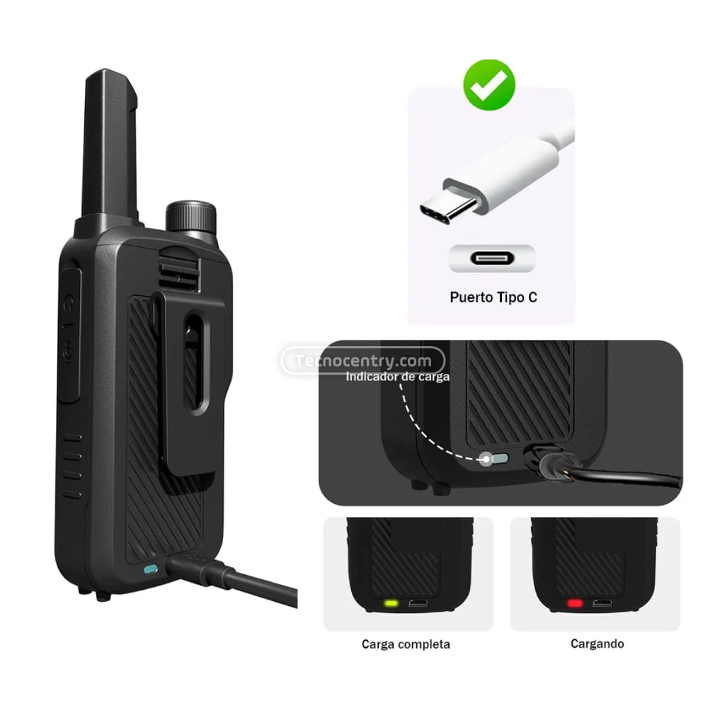 Radios de Comunicación Baofeng T18 Tipo C - Image 4