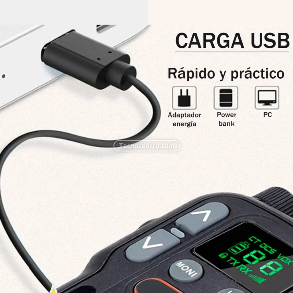 Radios de Comunicación Baofeng T18 Tipo C - Image 5