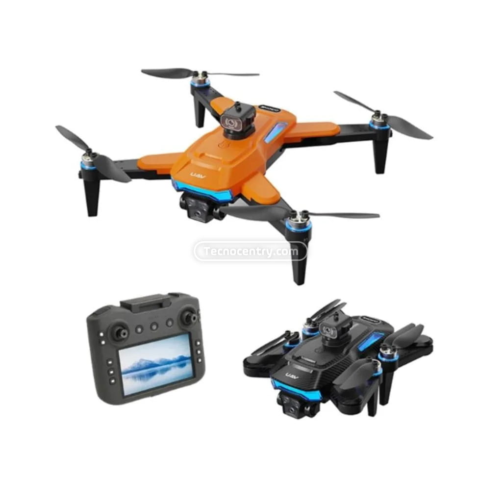 Drone J18HP Con Motores Brushless Sensor De Obstáculos y Control Remoto Con Pantalla LCD