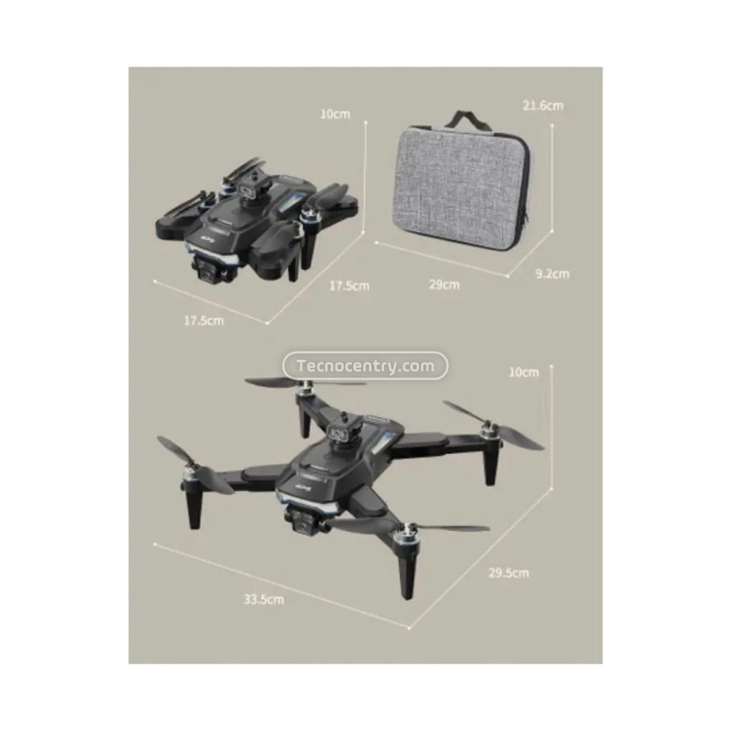 Drone J18HP Con Motores Brushless Sensor De Obstáculos y Control Remoto Con Pantalla LCD - Image 4