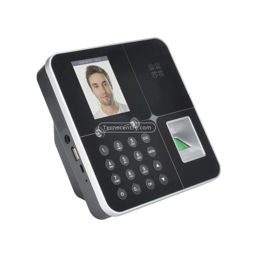 Control Asistencia Biométrica Reconocimiento Facial Huellas LCD 2.8" - Image 3