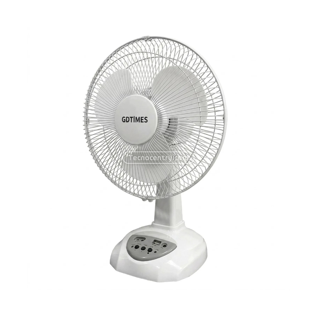 Ventilador Solar Recargable 12" GD-8019 - Image 3