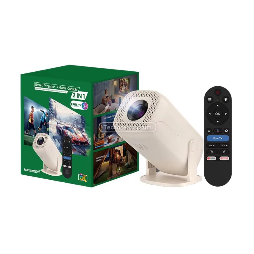 Proyector Juegos U5 + Comando De Voz