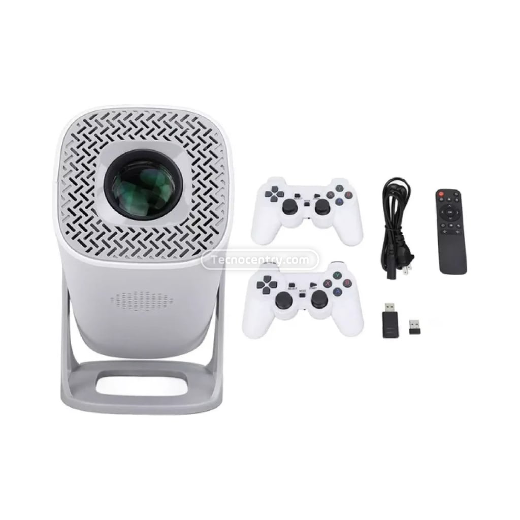 Proyector Android Con Juegos P40 Dos Controles - Image 2