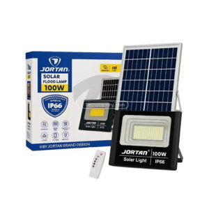 Reflector Solar Jortan 100w Exterior con Panel