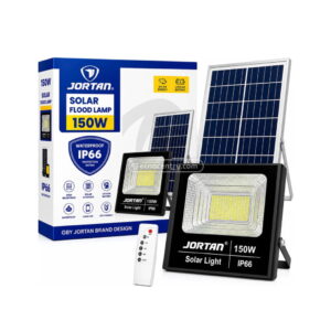 Reflector Solar Jortan 150w Exterior con Panel