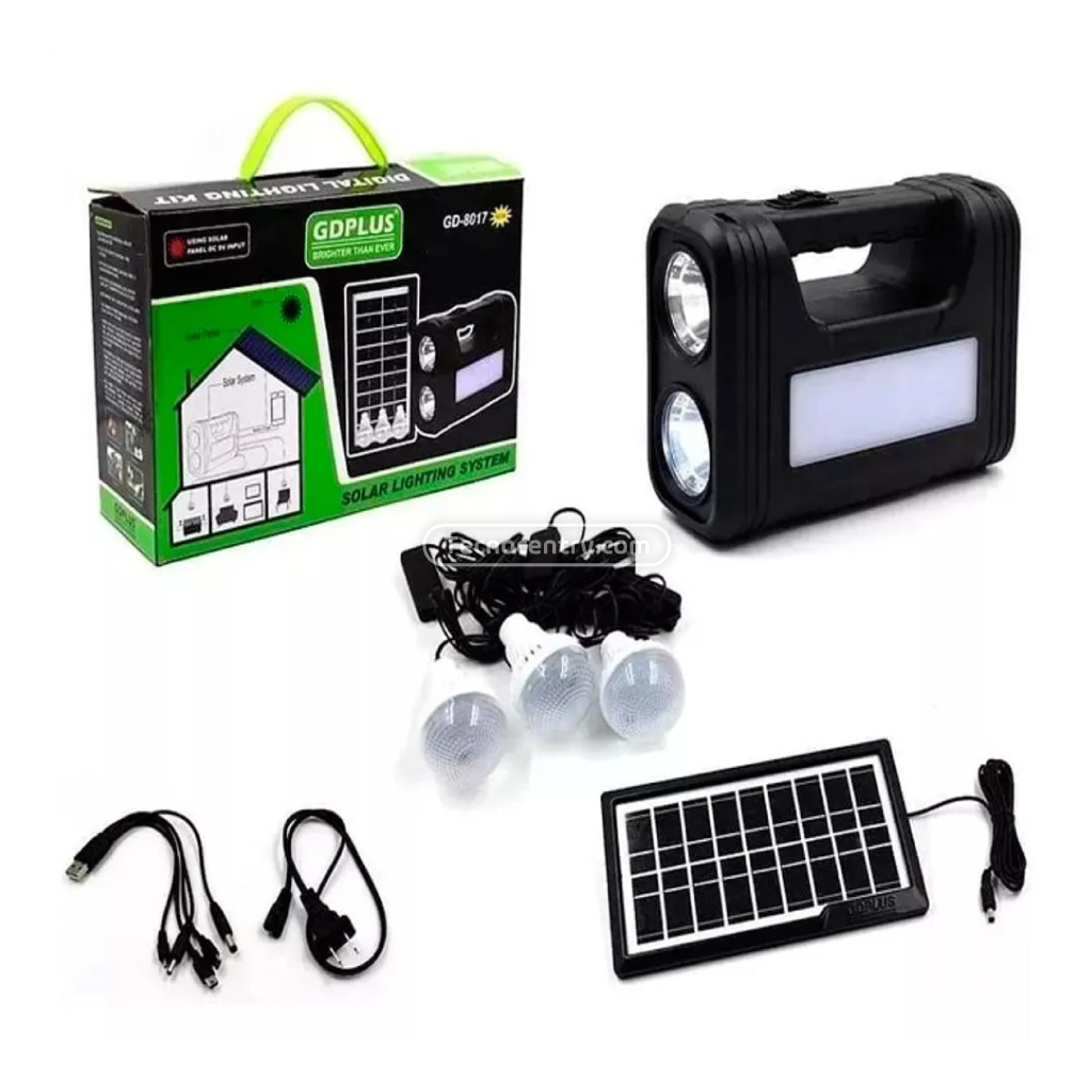 Kit de Iluminación Solar GD-Plus GD-8017A - Image 3