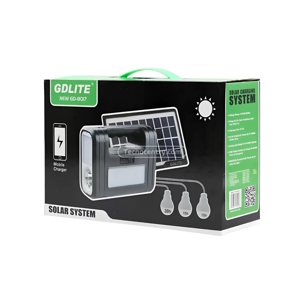 Kit de Iluminación Solar GD-Plus GD-8017A - Image 5